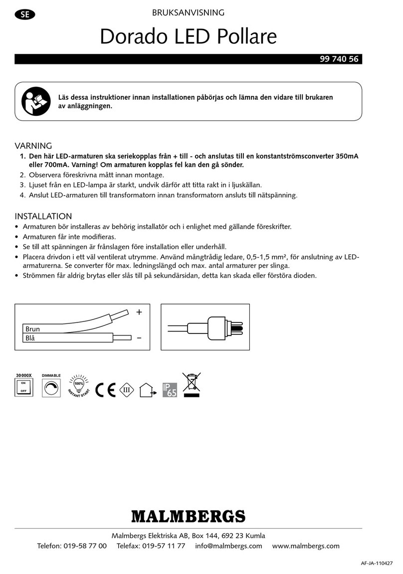 Malmbergs 99 740 56 User manual Malmbergs 99 740 56 User manual