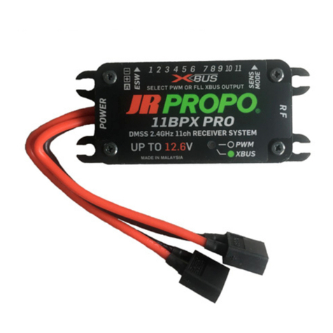 JR ProPo 11BPX PRO Operation manual