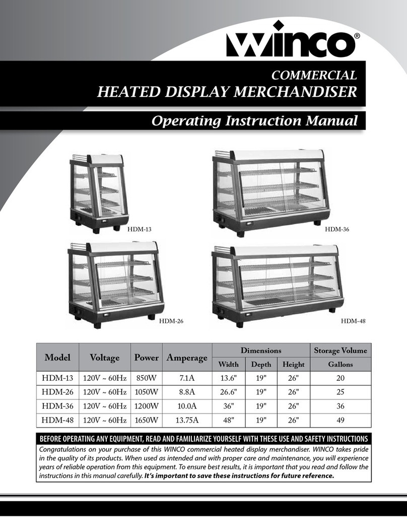 Winco HDM-13 Instruction Manual