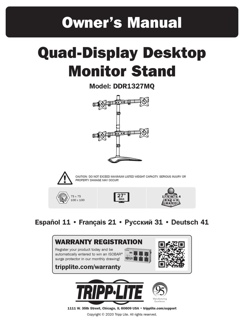 Tripp Lite DDR1327MQ owner's manual
