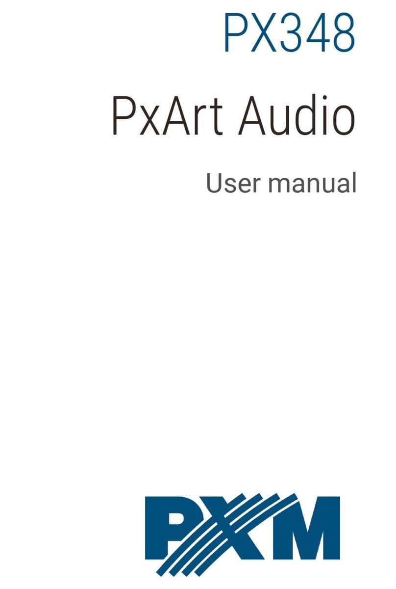 PXM PX348 PxArt Audio user manual