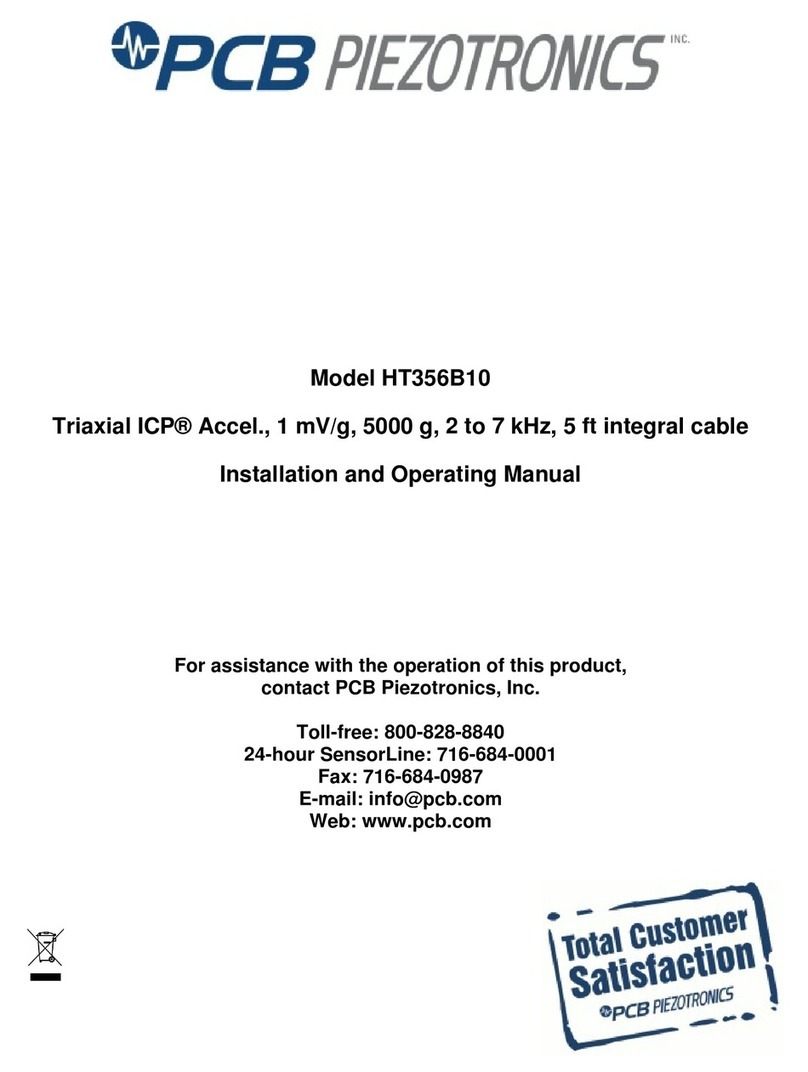 PCB Piezotronics HT356B10 User manual