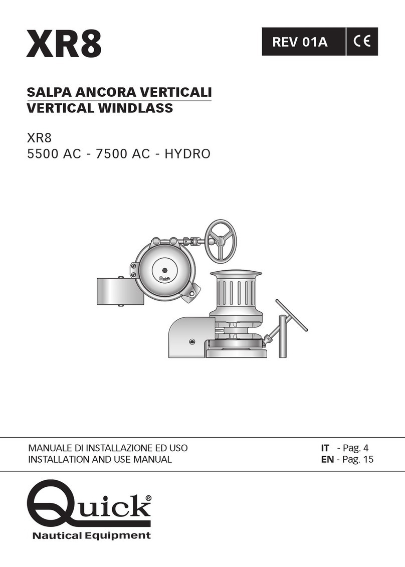 Quick XR8 Installation and use manual