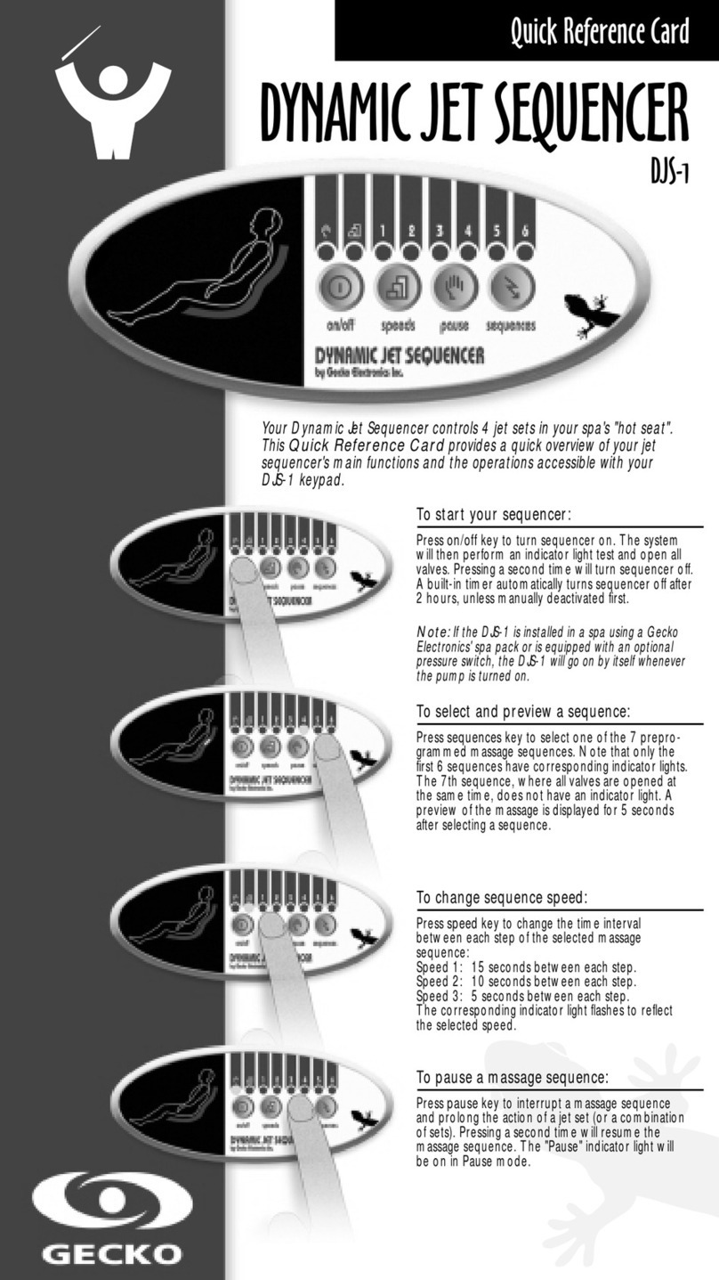 Gecko DJS-1 User manual