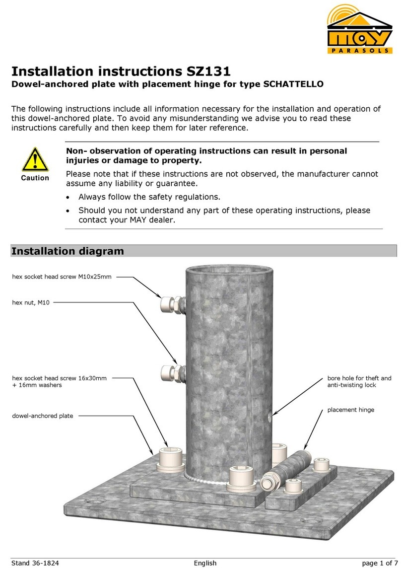MAY SZ131 installation instructions