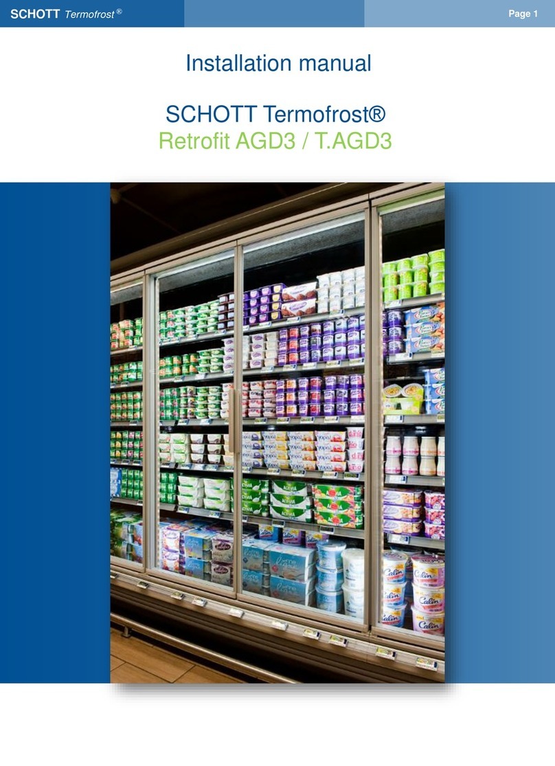 SCHOTT Termofrost AGD3 installation manual
