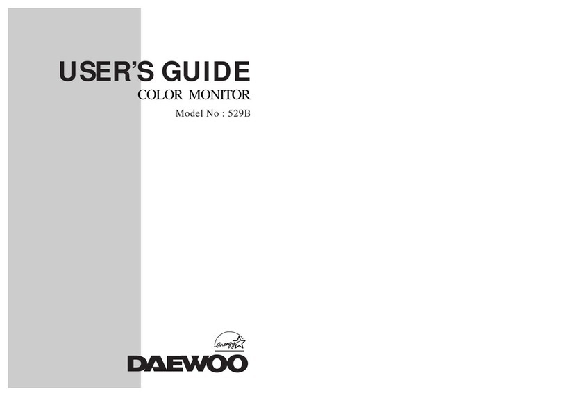Daewoo 529B User manual