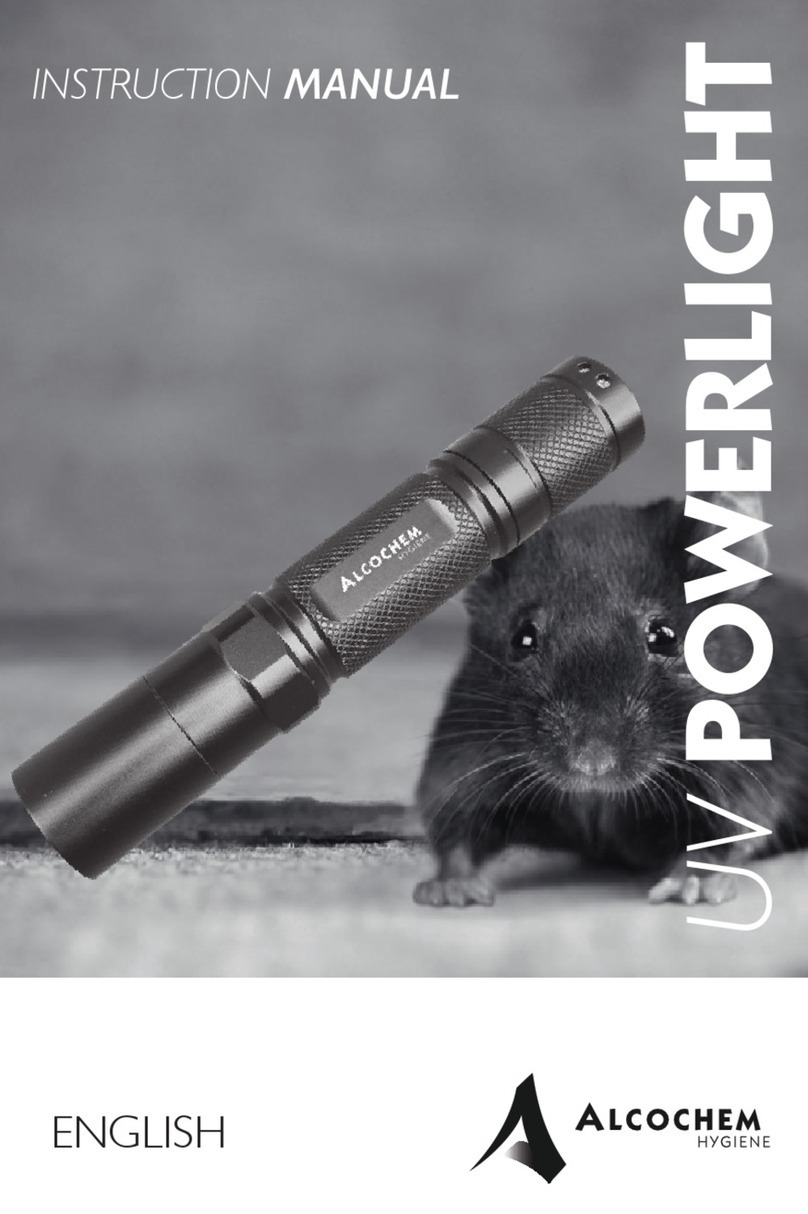 Alcochem Hygiene UV POWERLIGHT User manual