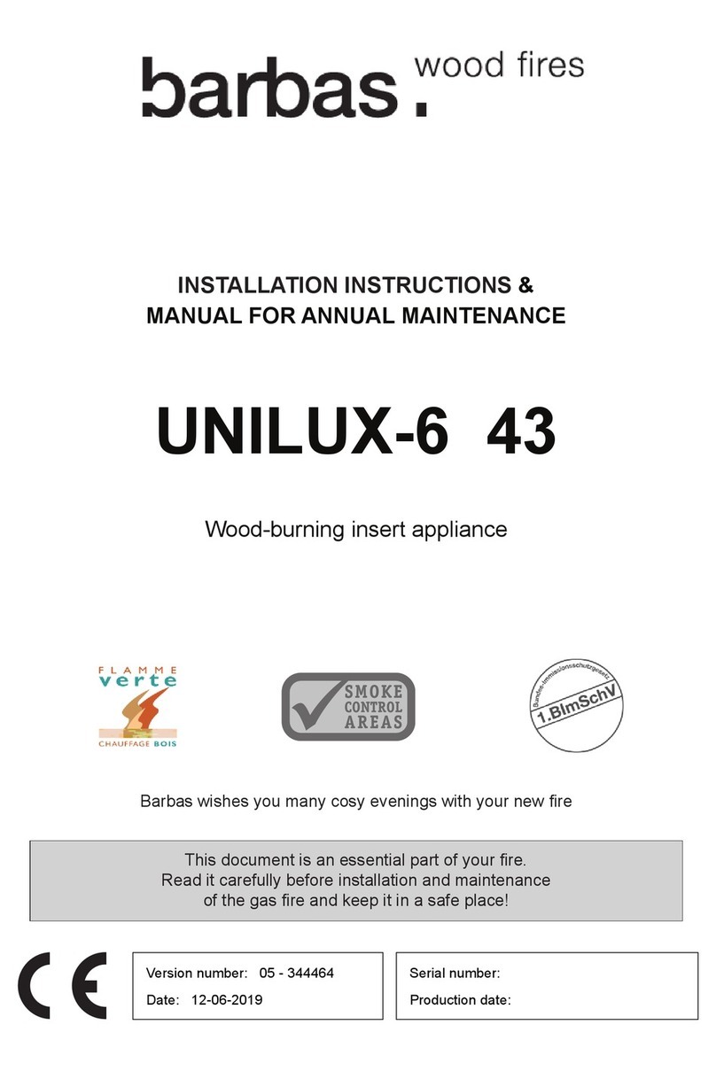 barbas UNILUX-6 43 Installation instructions & manual for annual maintenance
