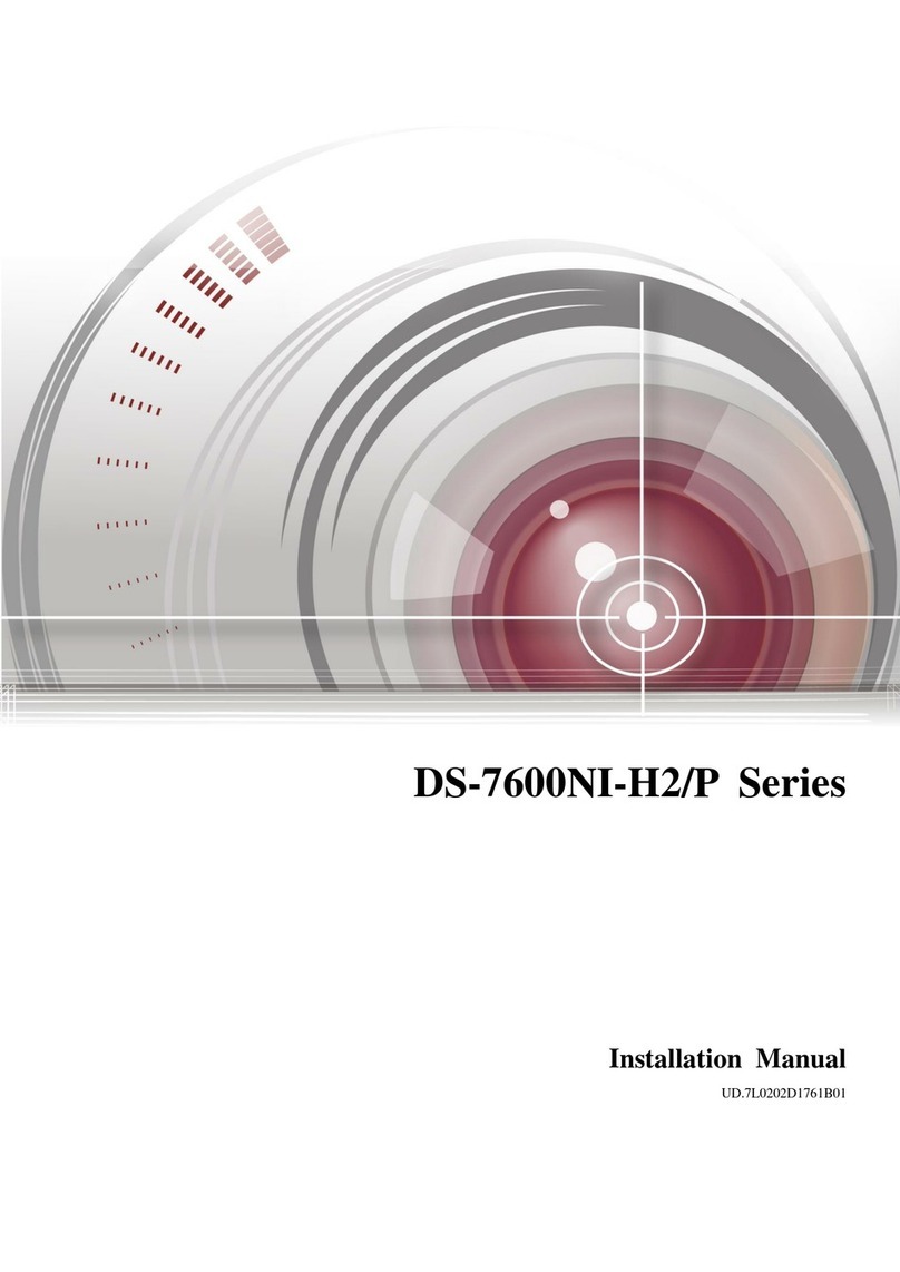 HIK VISION DS-7600NI-H2/4P Series installation manual
