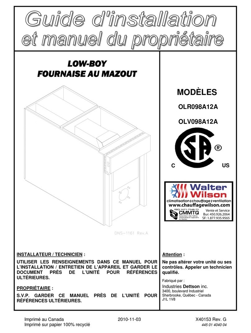 Dettson OLR098A12A User manual