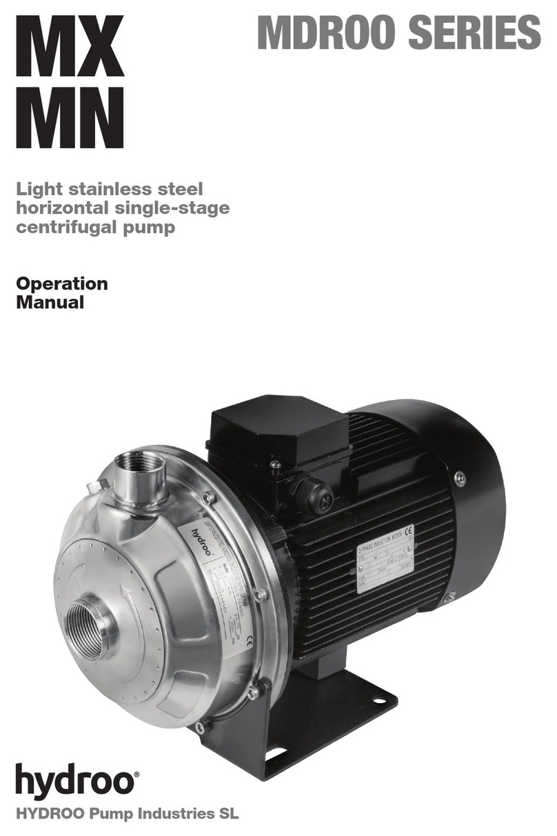 HYDROO MDROO Series Operation manual HYDROO MDROO Series Operation manual