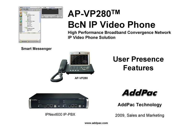 AddPac AP-VP280 Features AddPac AP-VP280 Features