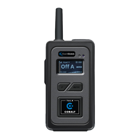 CoachComm Cobalt Plus operating manual