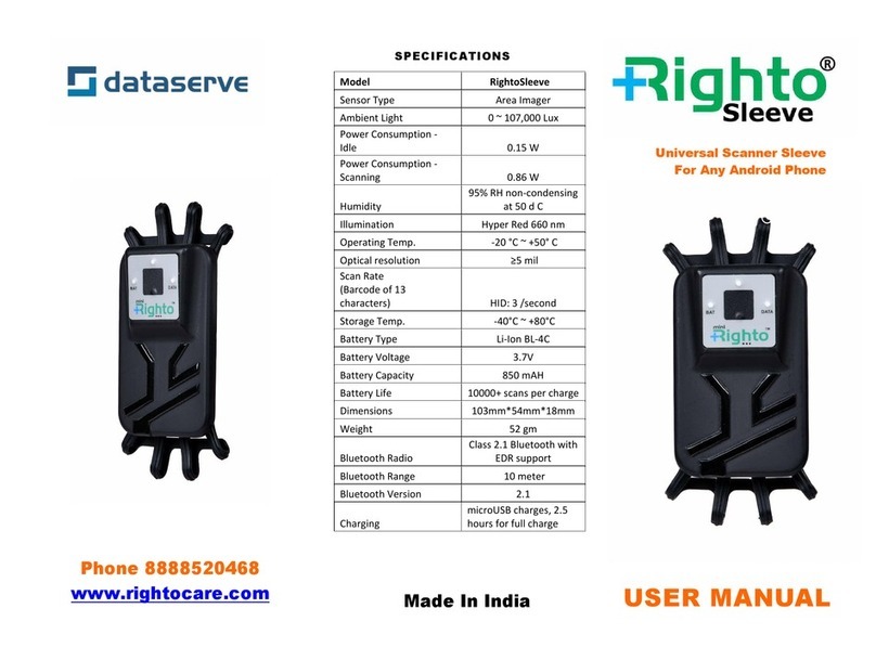 Dataserve Infotech RightoSleeve user manual