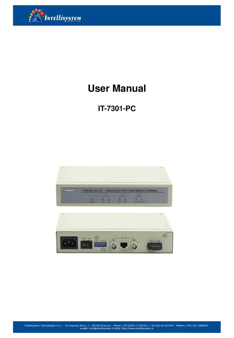 Intellisystem IT-7301-PC user manual