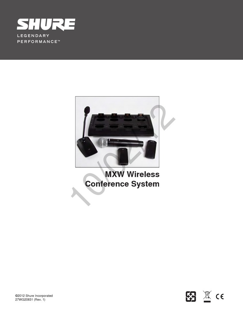 Shure MICROFLEX SERIES manual