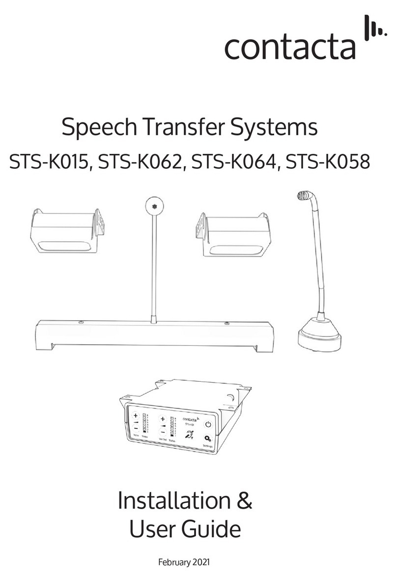 Contacta STS-K064 Operation manual