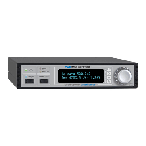 Arroyo Instruments LaserSource 4205 manual