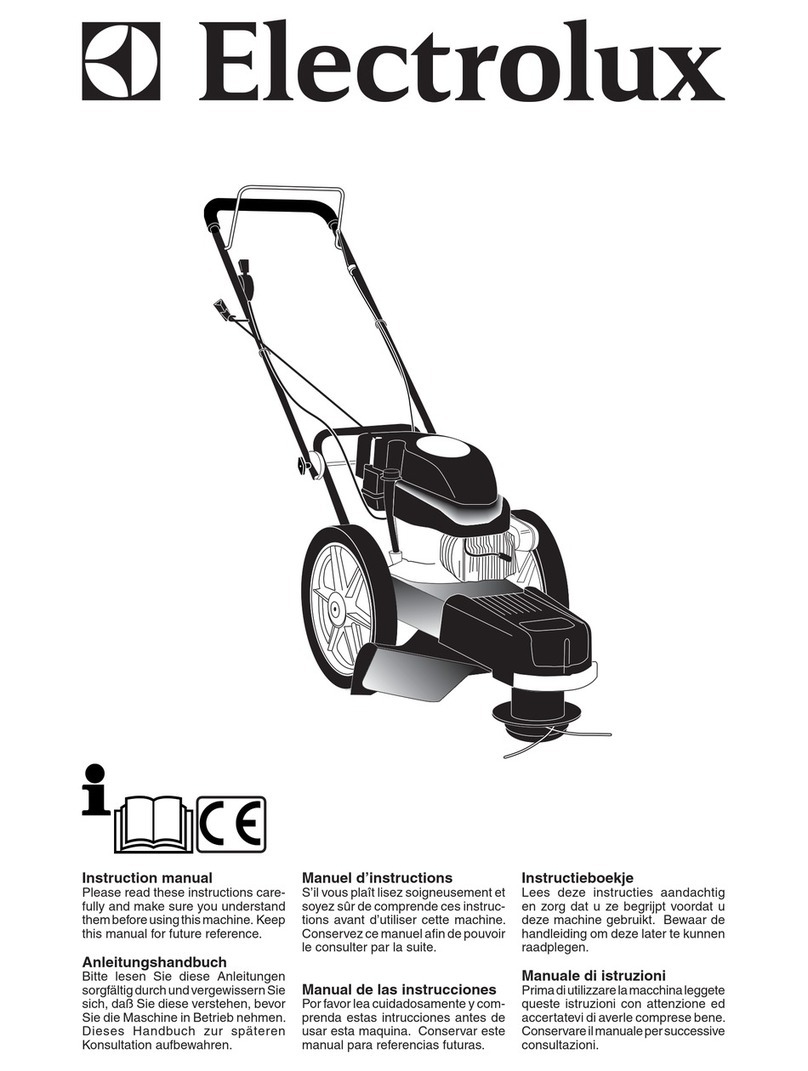 Electrolux PWT420 instruction manual
