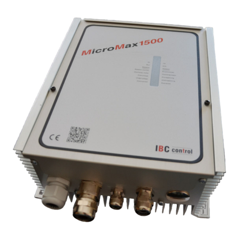 IBC control MicroMax1500 User manual