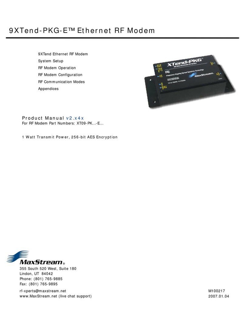 MaxStream XT09-SI-MESH User manual