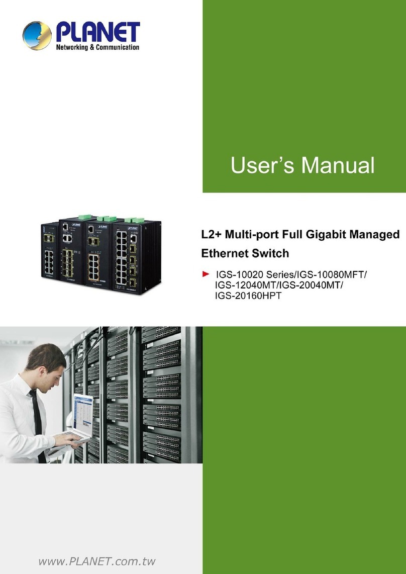 Planet IGS-10020 User manual