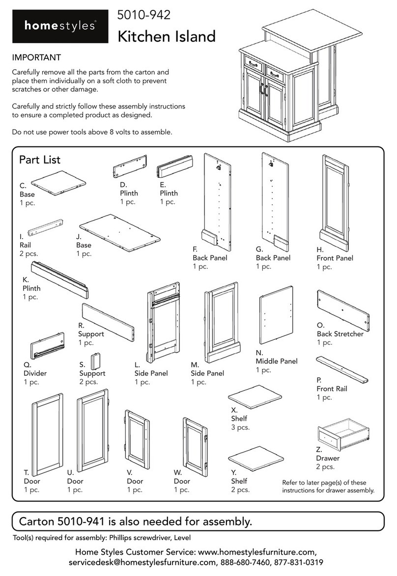 Home Styles 50 942 User manual