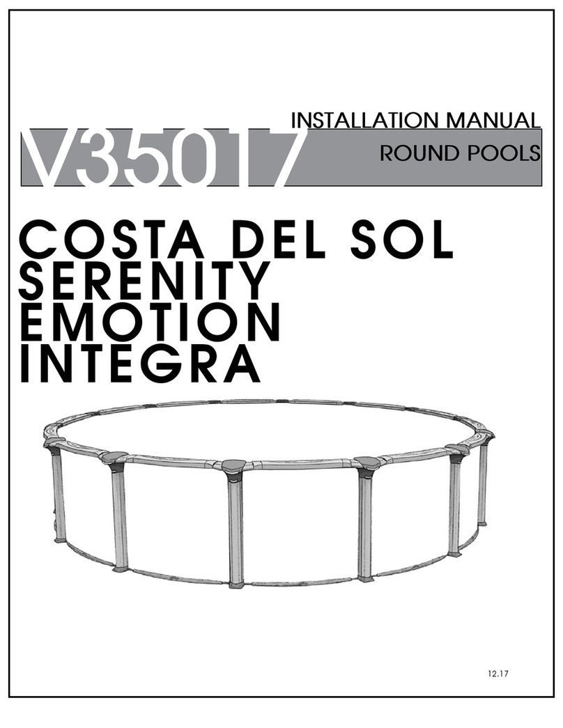 Piscine Solide COSTA DEL SOL installation manual