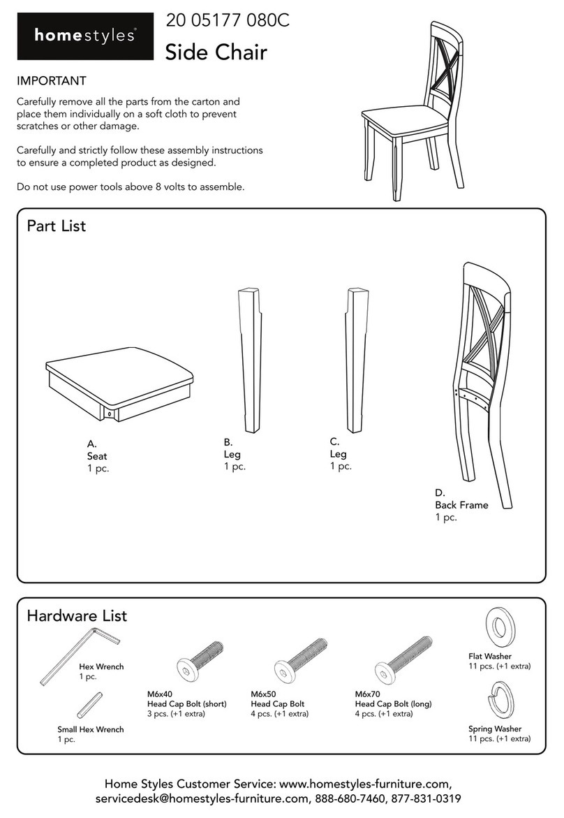 Home Styles 20 05177 080C User manual Home Styles 20 05177 080C User manual
