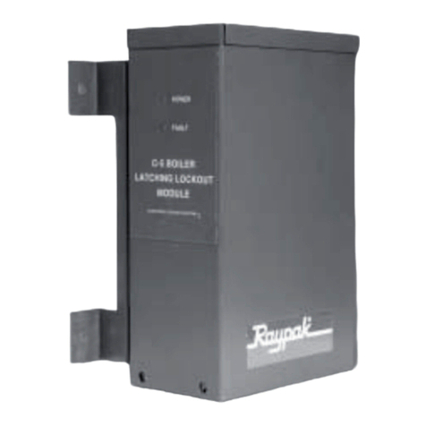 Rheem Raypak C-5 Latching Lockout Module Installation and operating instructions