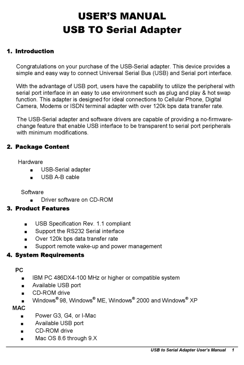 Bafo USB-810 user manual