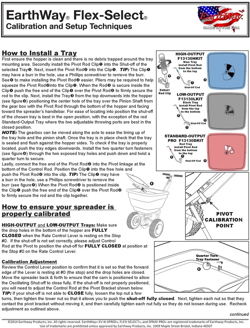 Earth Way Flex-Select quick start guide