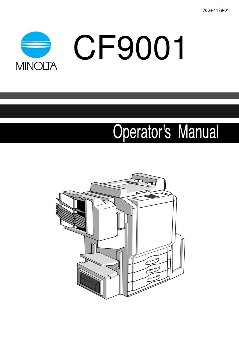 Minolta CF 9001 Operator's manual
