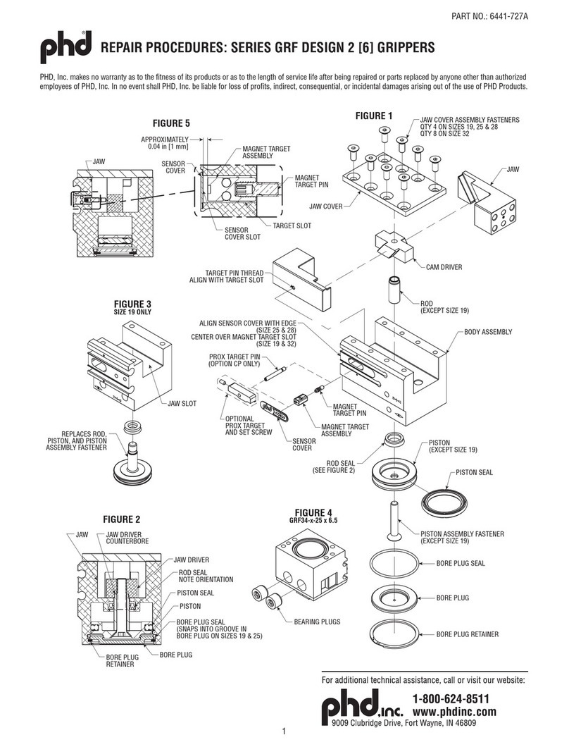 PHD GRF DESIGN 2 Series REPAIR PROCEDURES