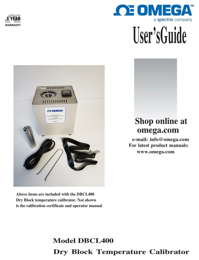 Spectris Omega DBCL400 User manual