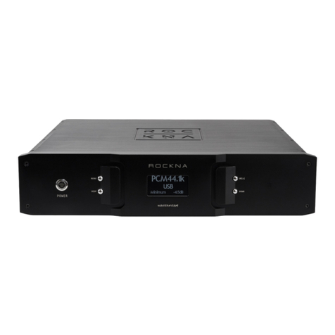 ROCKNA AUDIO WAVEDREAM DAC owner's manual