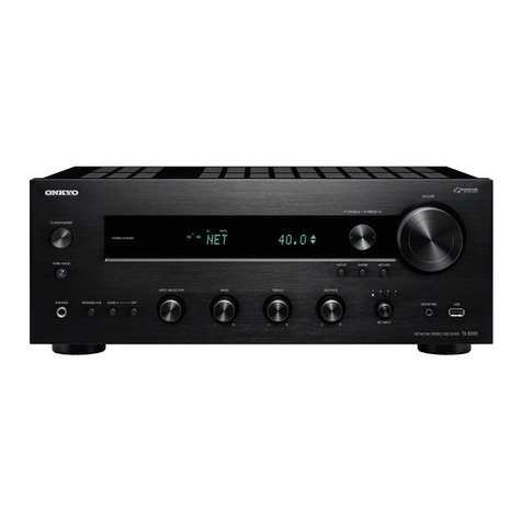 Onkyo TX-8390 User manual Onkyo TX-8390 User manual