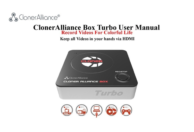 Cloner Alliance Box Turbo user manual