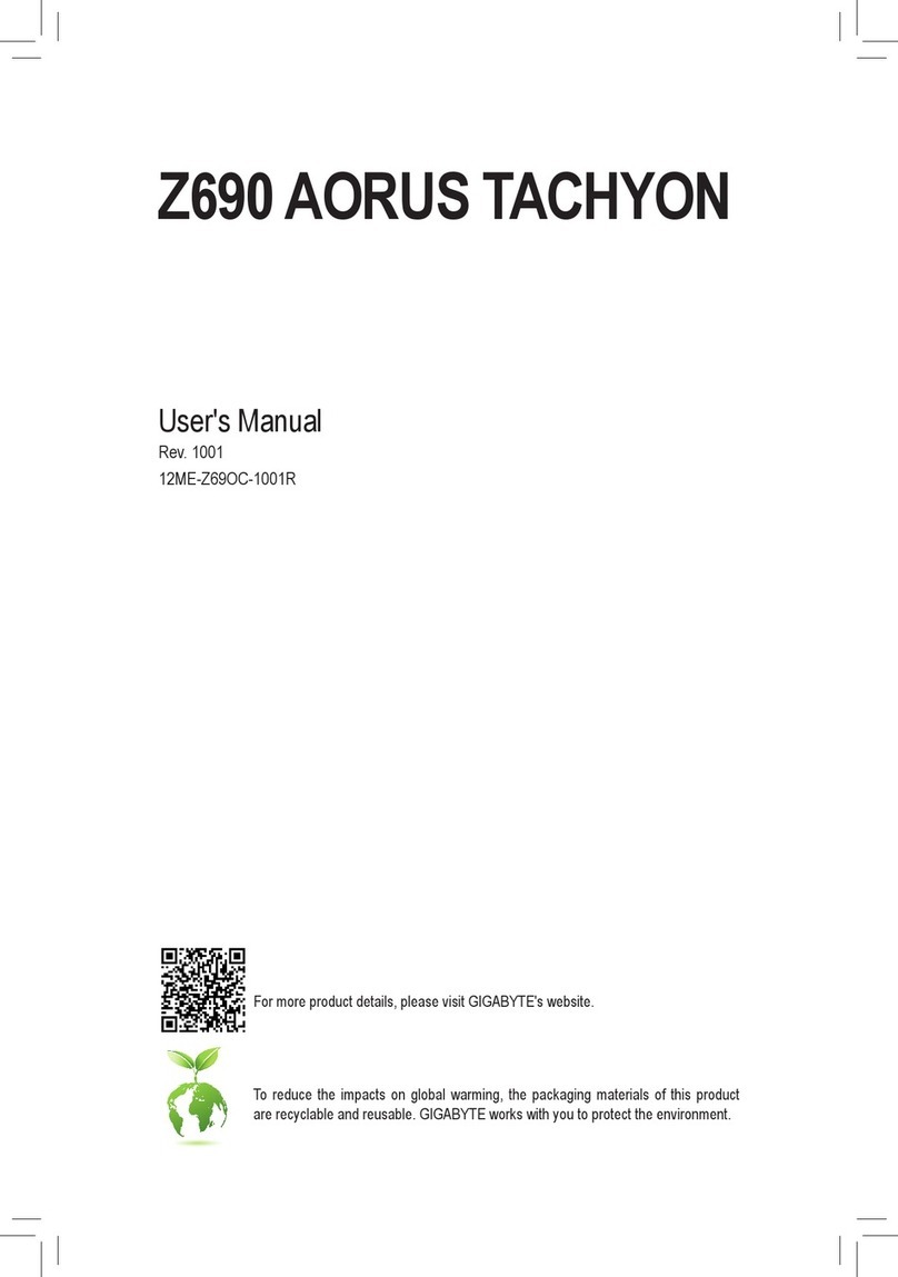 Gigabyte Z690 AORUS MASTER User manual