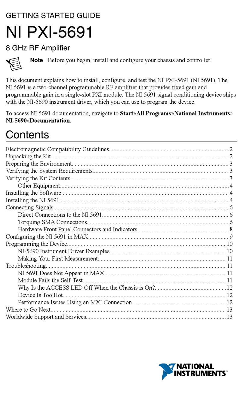 National Instruments PXI-5691 Getting started guide