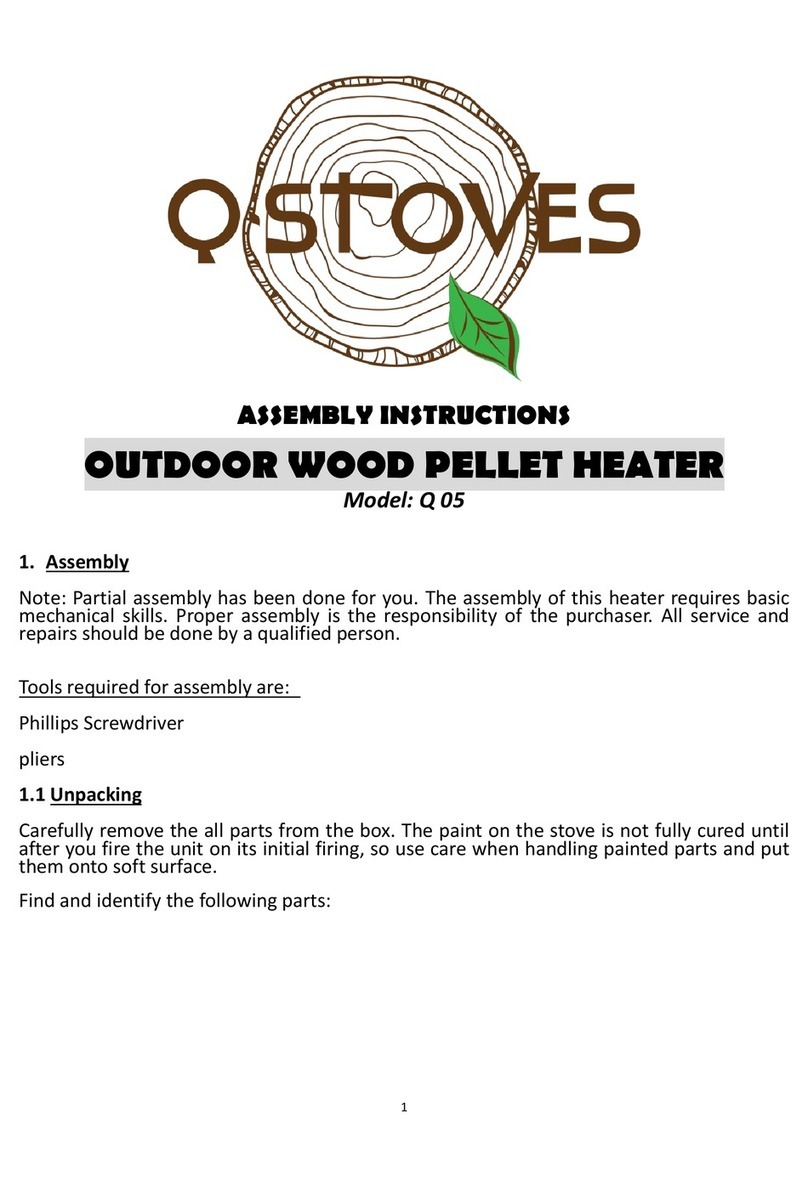 Qstoves Q 05 Assembly instructions