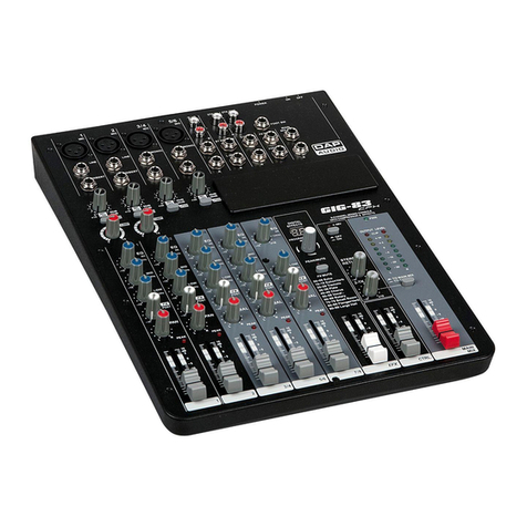 DAPAudio GIG-83CFX manual
