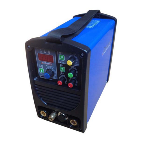 CARBONE TIG160PDCHF Operator's manual