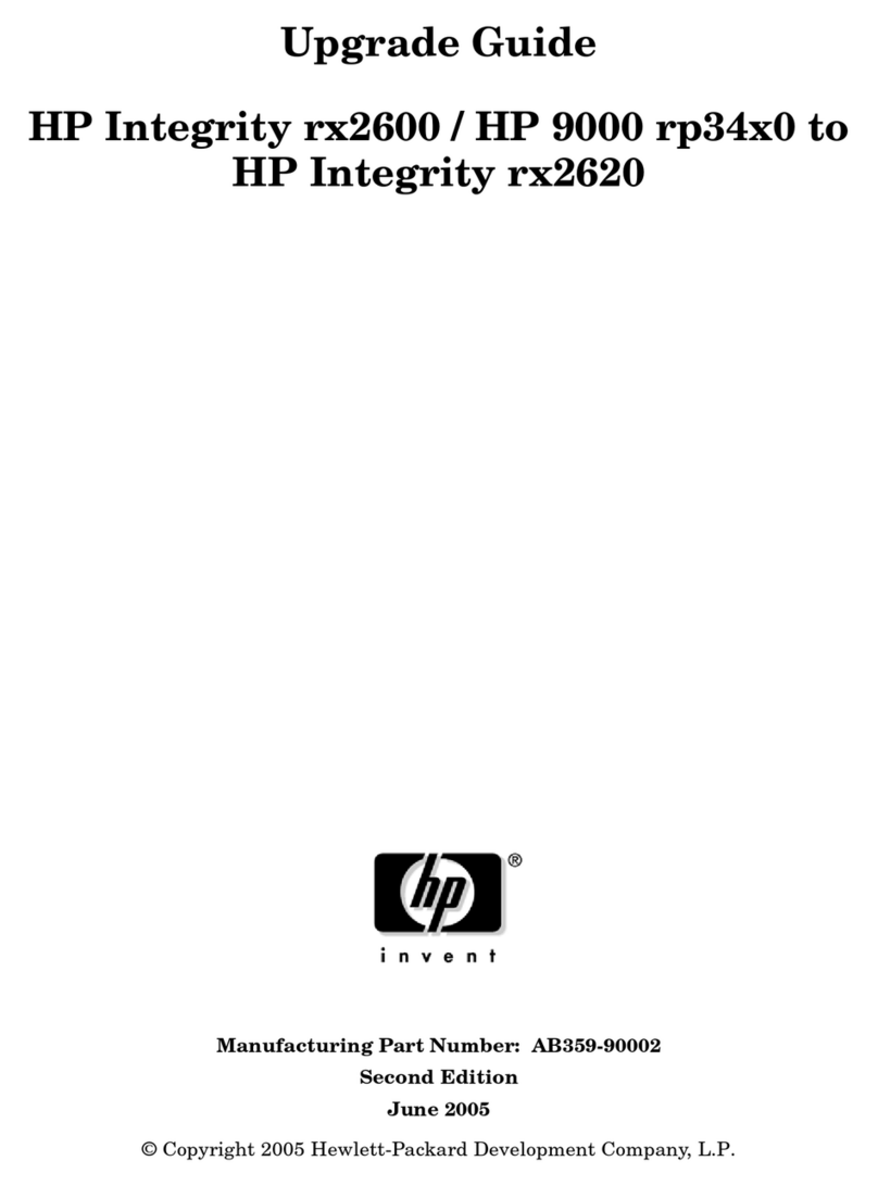 HP Integrity rx2600 Installation and operation manual