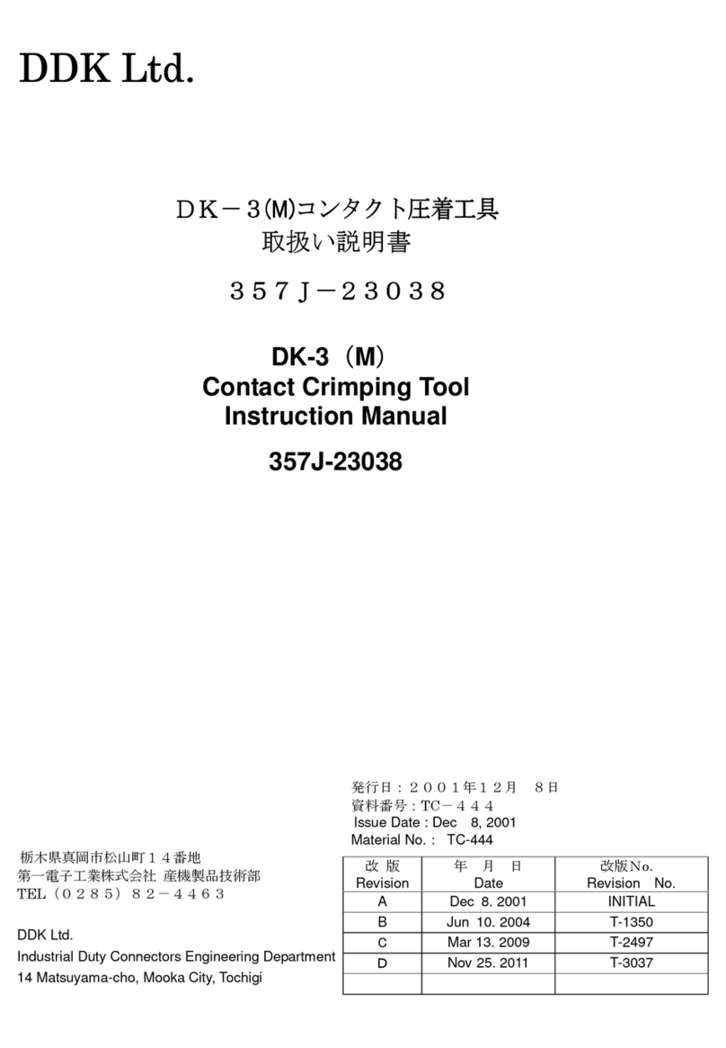 DDK DK-3 instruction manual