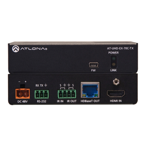 Atlona AT-UHD-EX-70C-KIT User manual