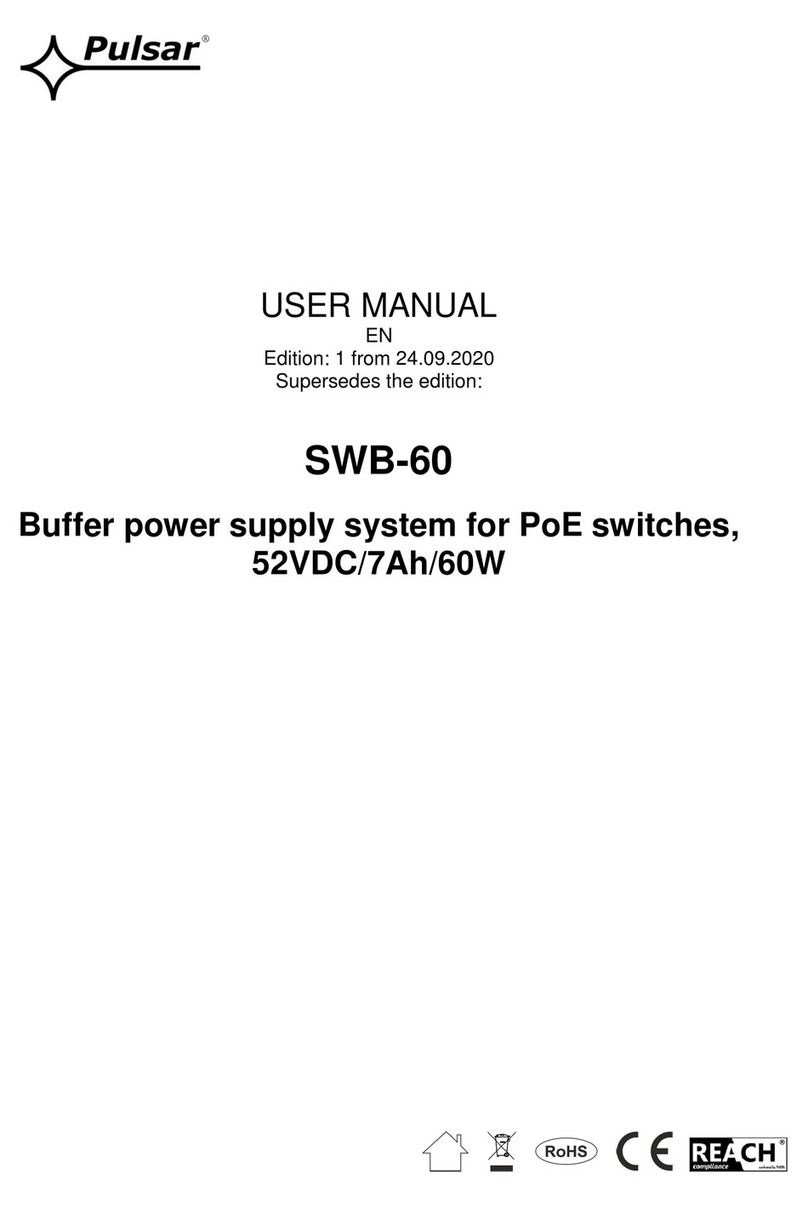 Pulsar SWB-60 User manual