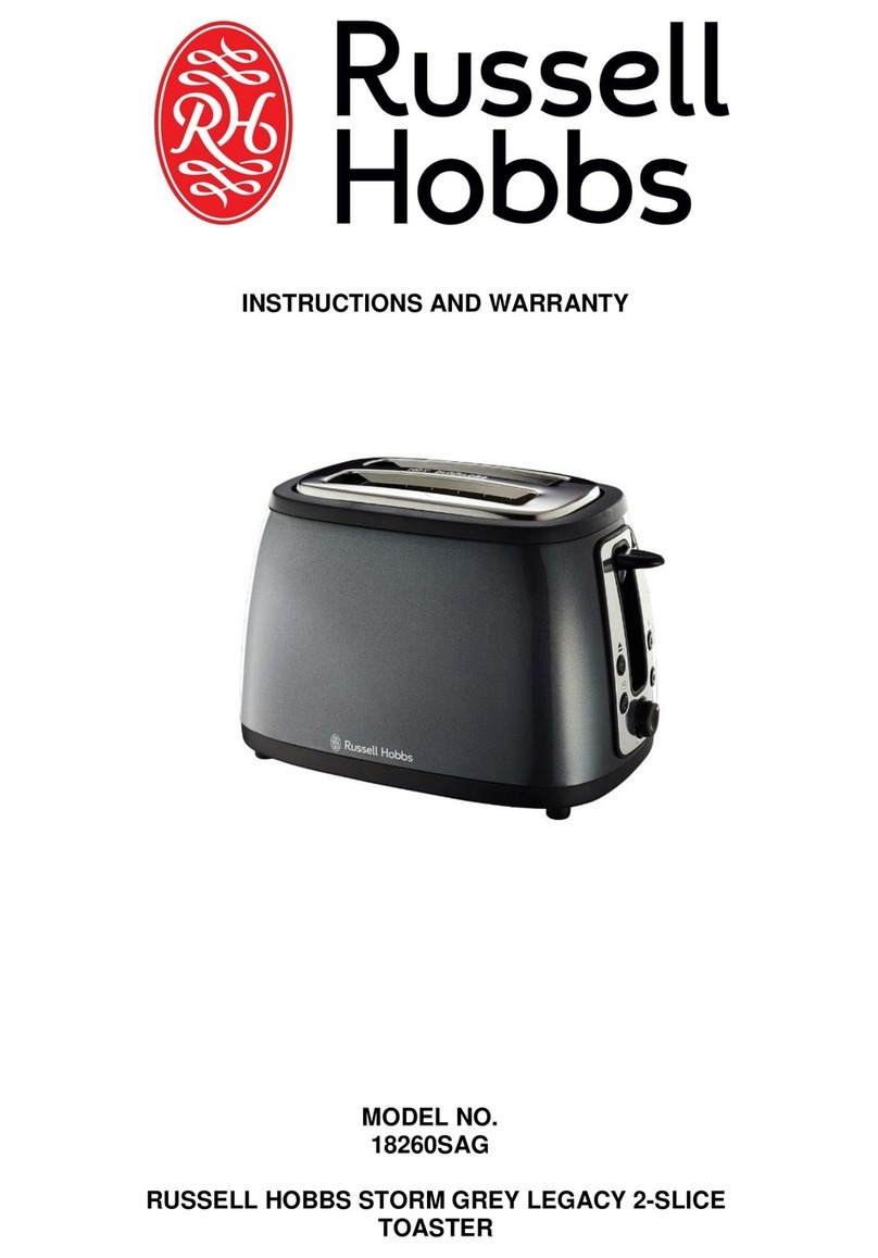 Russell Hobbs 18260SAG Installation guide
