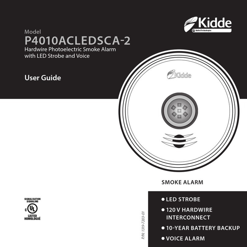 Kidde P4010ACLEDSCA-2 user guide
